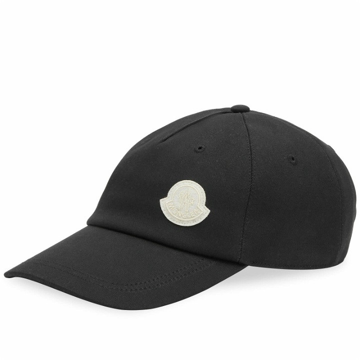 Photo: Moncler Men's Logo Cap in Black 