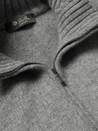 Loro Piana - Cashmere Half-Zip Sweater - Gray