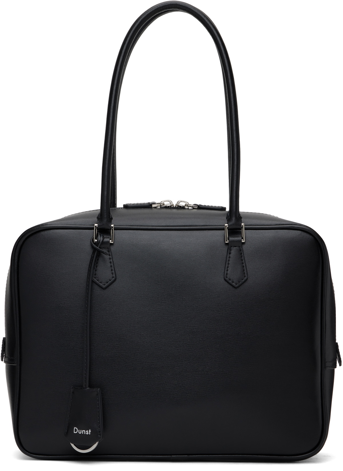 【DUNST】CLASSIC 28 LEATHER BAG BLACK Dunst Black Classic 28 Leather Bag
