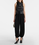 Stouls Aurea leather top