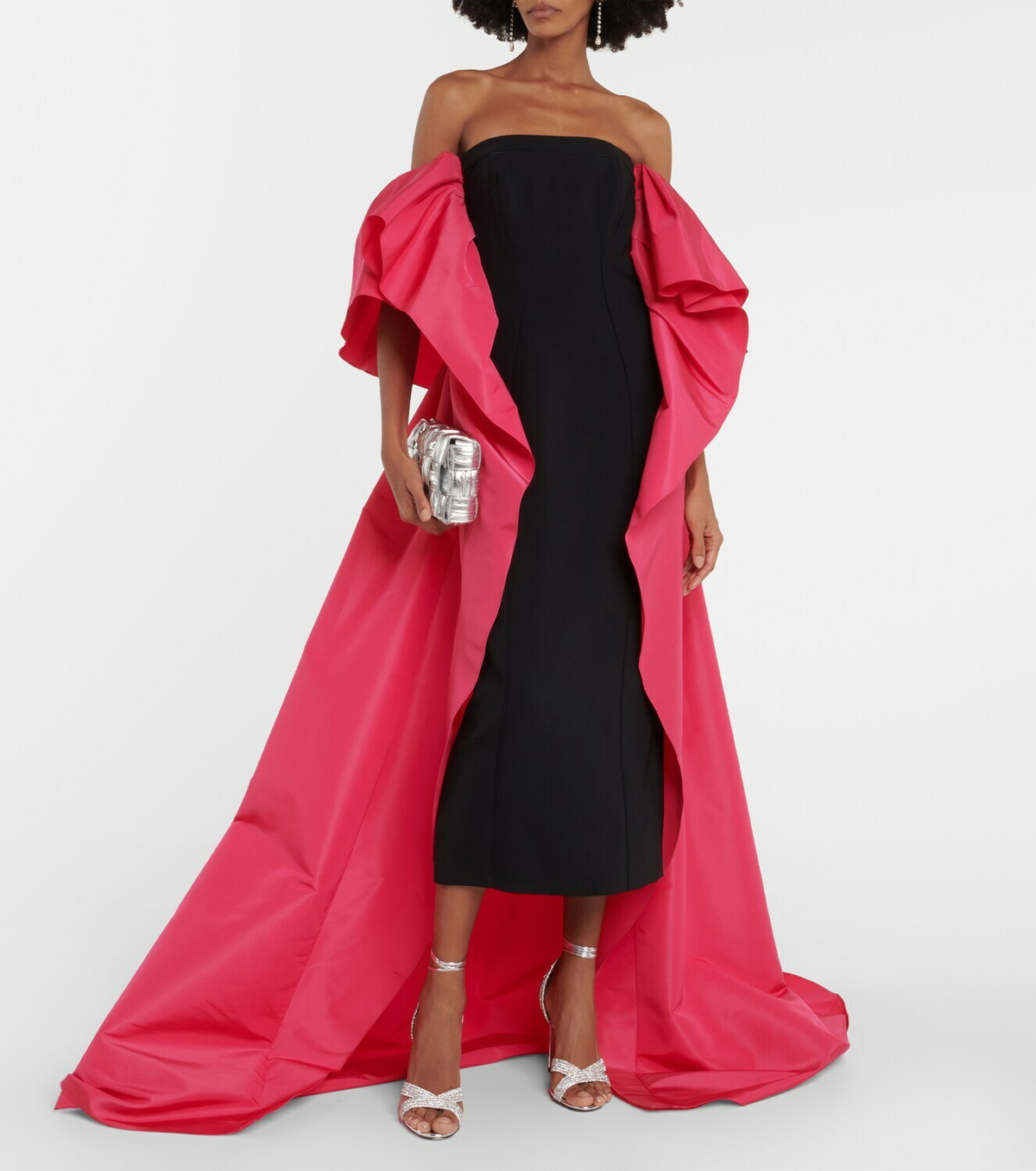 Carolina Herrera Rufflle-trimmed strapless gown Carolina Herrera