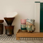 HKliving Artist Ceramics Coffee Cups - Set of 4 in Multi 