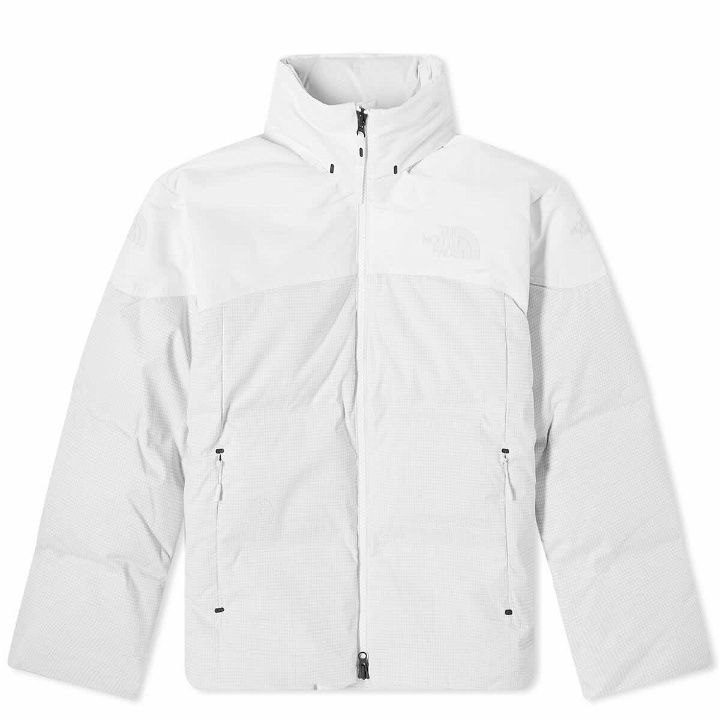 Photo: The North Face Men's Remastered Steep Tech Nuptse Down Jacket in White Dune