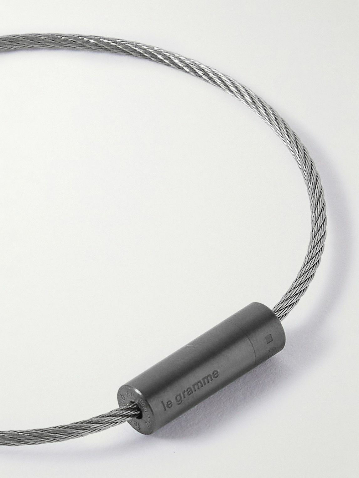 Le Gramme - 5g Brushed Recycled Sterling Silver and Ceramic