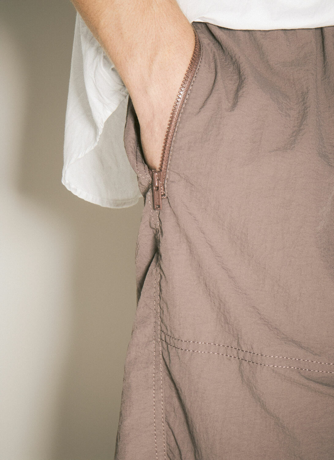 Undercover Crease-Effect Shorts