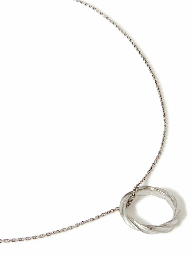 Photo: Maison Margiela - Silver Pendant Necklace