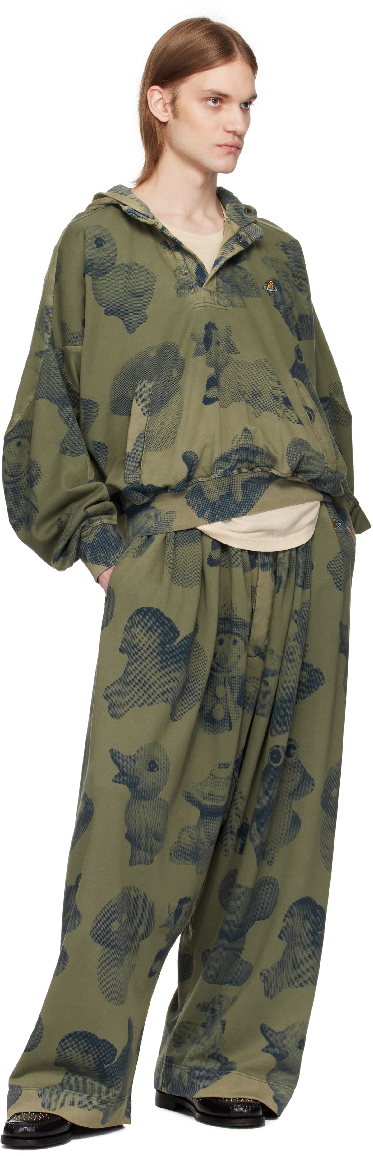 Vivienne Westwood Green Baseball Hoodie