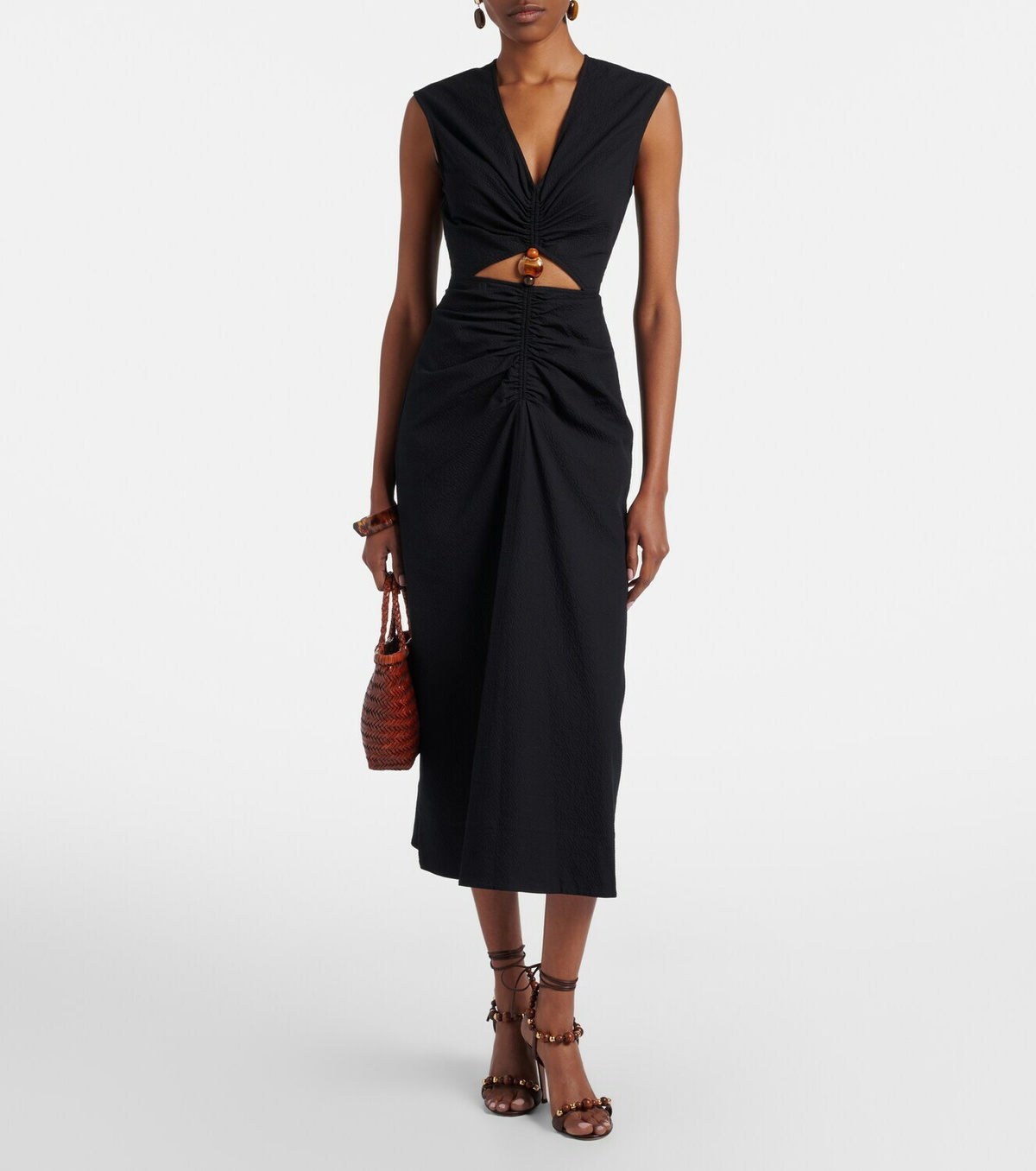 Veronica Beard Marisabel cotton-blend midi dress