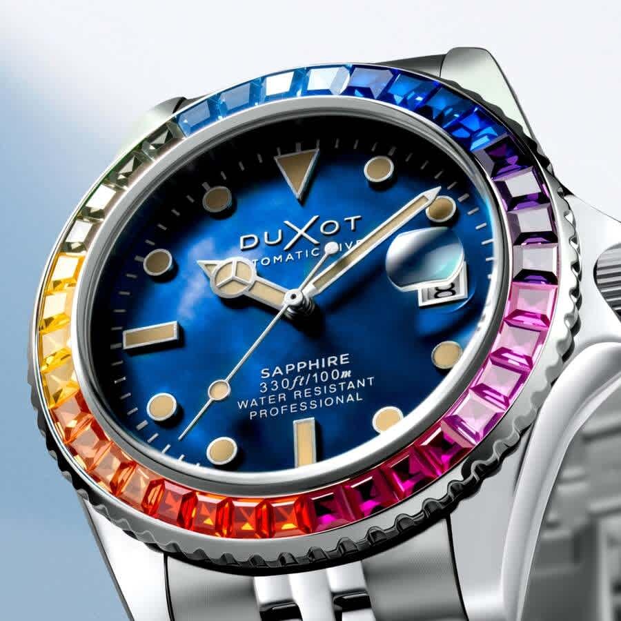 Duxot Atlantica Automatic Blue Dial Mens Watch DX-2077-55