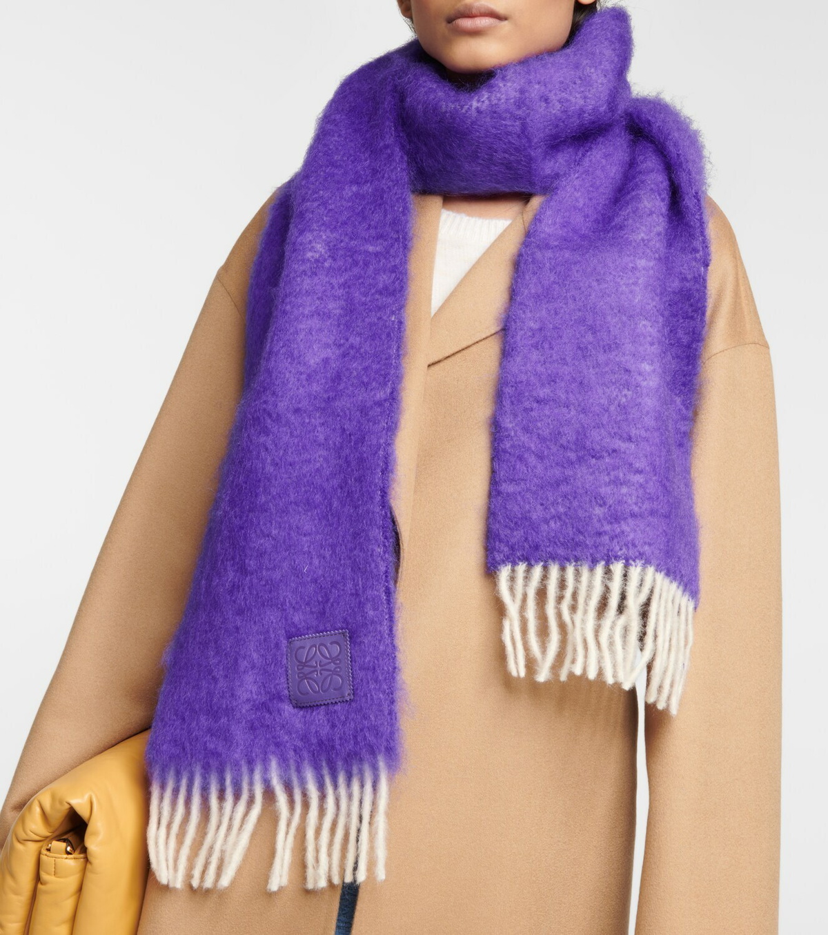 Loewe - Anagram mohair-blend scarf Loewe