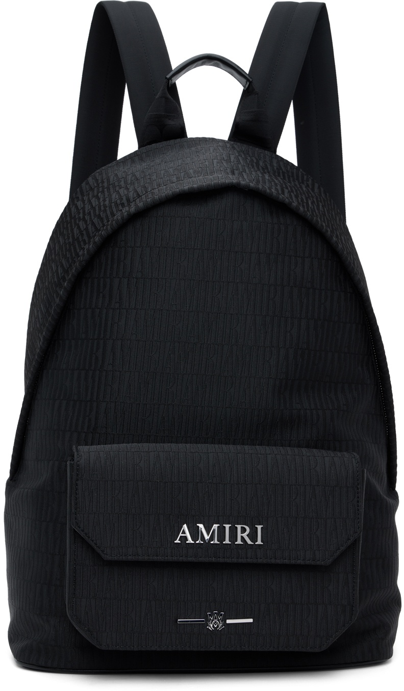 Photo: AMIRI Black Monogram Backpack