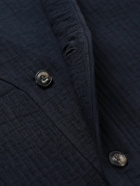 A Kind Of Guise - Kura Cotton and Linen-Blend Cardigan - Blue