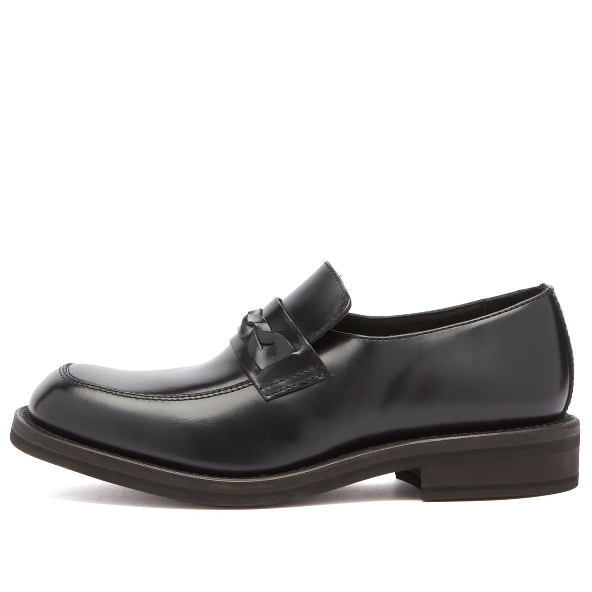 OUR LEGACY NAKANO SHOE グレイズドブラックレザー 41 Our Legacy - Nakano Shoe Glazed Black Leather