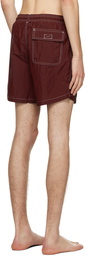 Adsum Red Otter Swim Shorts