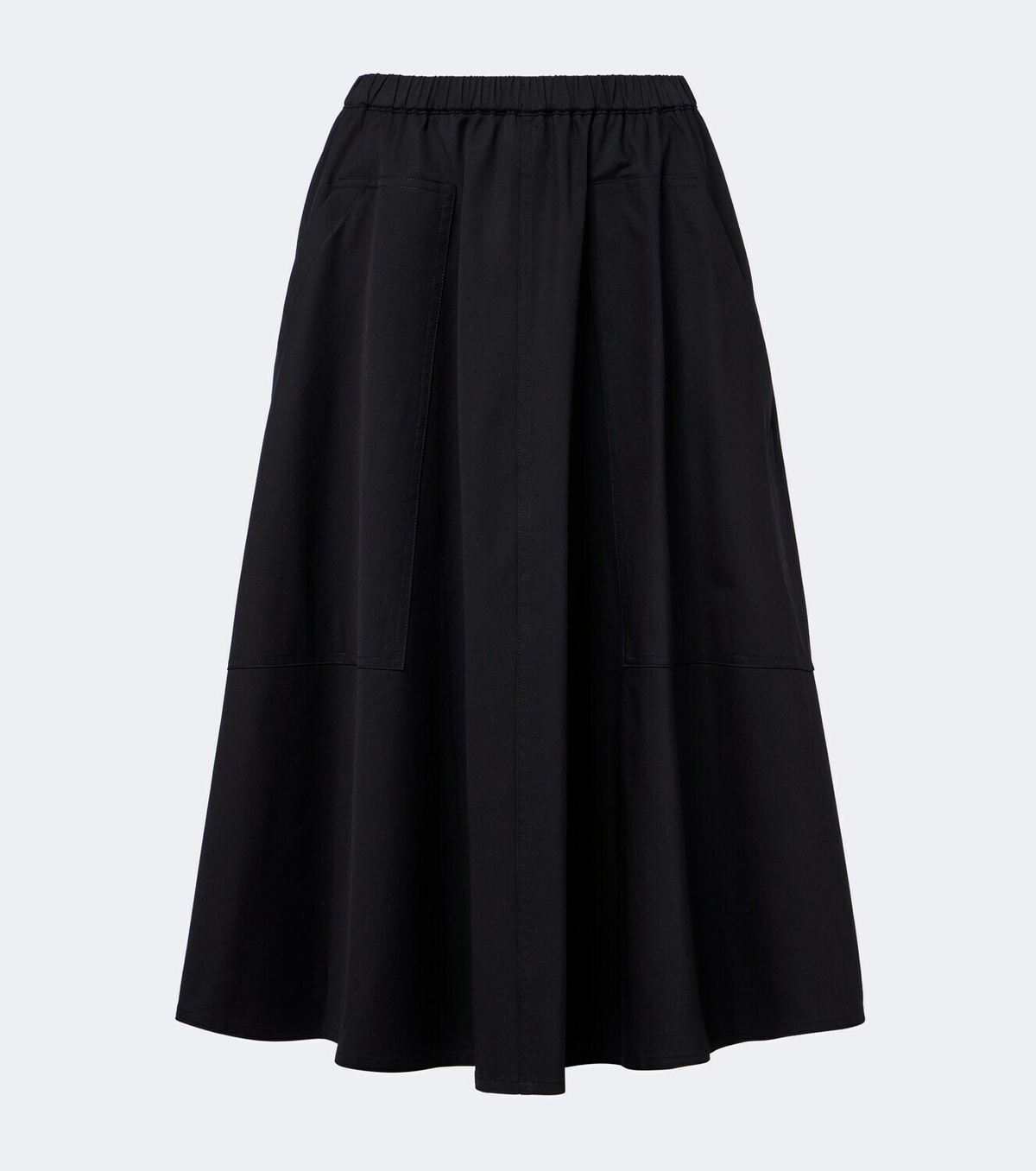 Vince Cotton midi skirt