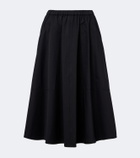 Vince Cotton midi skirt