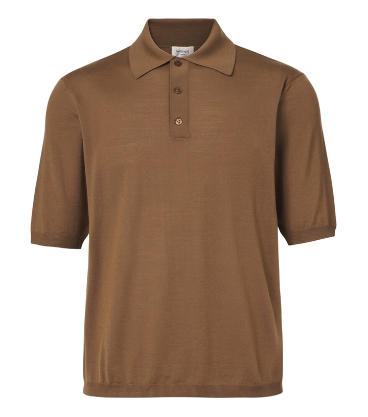 Photo: Saint Laurent Wool polo shirt