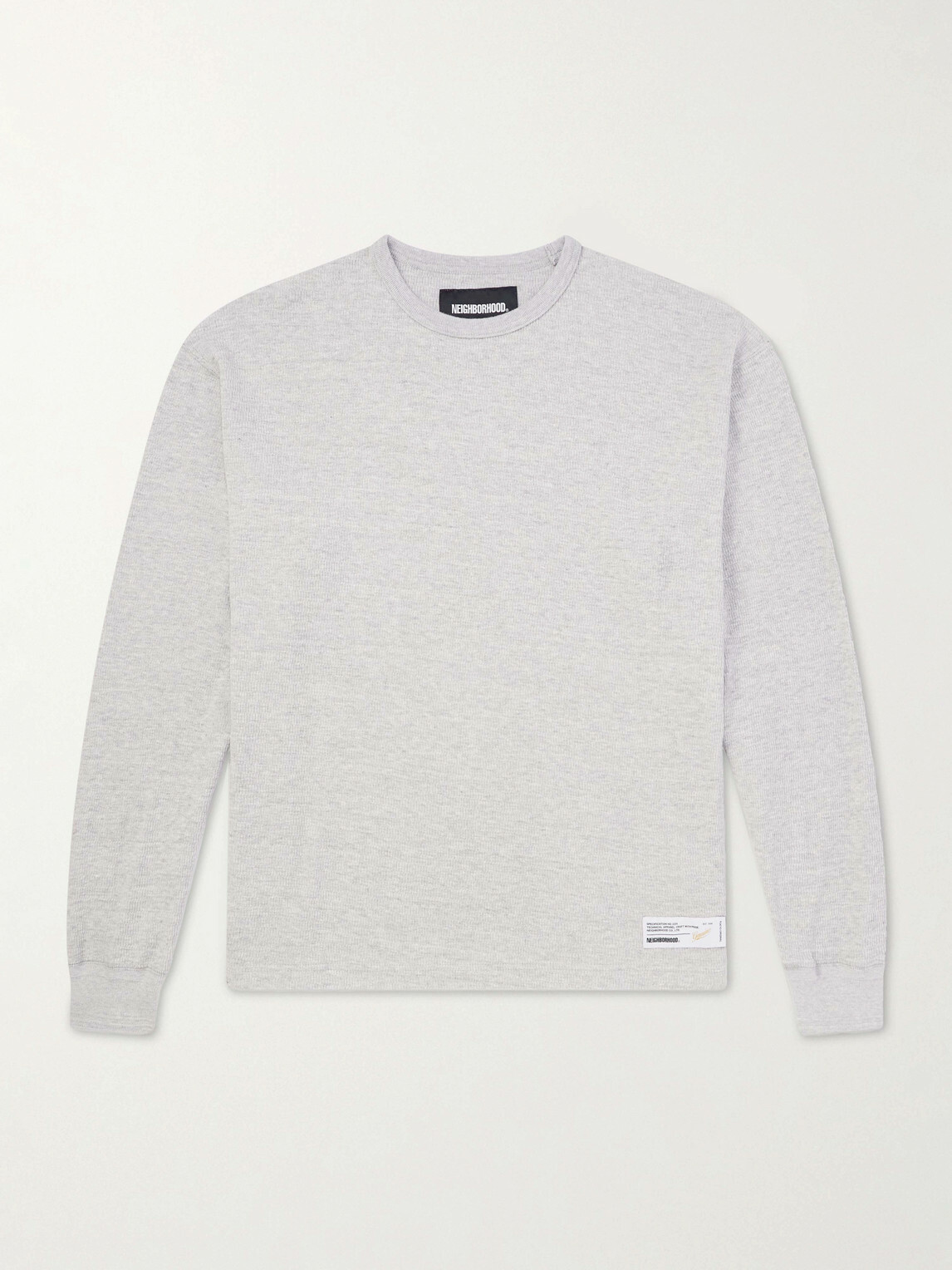 Neighborhood - Cotton-Jersey Sweater - Gray