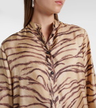 Stella McCartney Printed silk shirt