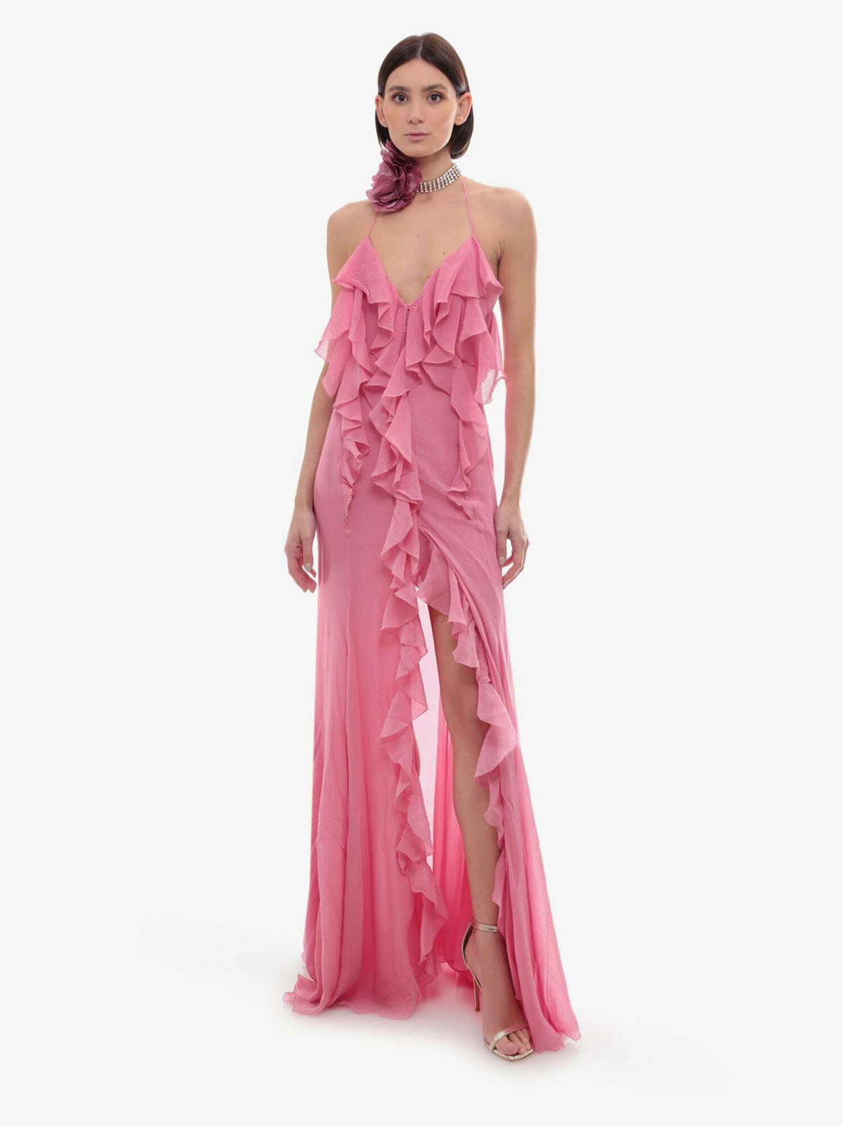 Blumarine Dress Pink Womens Blumarine