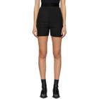 Haider Ackermann Black High-Waisted Shorts