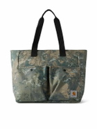 Carhartt WIP - Jake Webbing-Trimmed Logo-Appliquéd Camouflage-Print Canvas Tote Bag