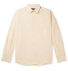 JACQUEMUS - Simon Logo-Embroidered Organic Cotton-Blend Shirt - Neutrals