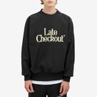 Late Checkout Men's LC Logo Crew Sweat in Black
