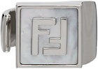 Fendi Silver 'Forever Fendi' Ring