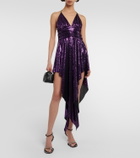 Alexandre Vauthier - Embellished asymmetrical midi dress