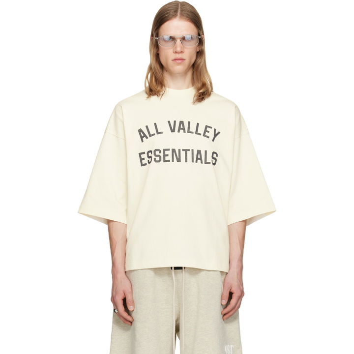 Photo: Fear of God ESSENTIALS Off-White Merch T-shirt