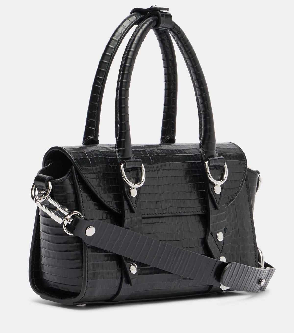 Vivienne Westwood Bettina Mini croc-effect leather tote bag