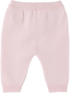 Off-White Baby Pink Rounded Sweater & Lounge Pants
