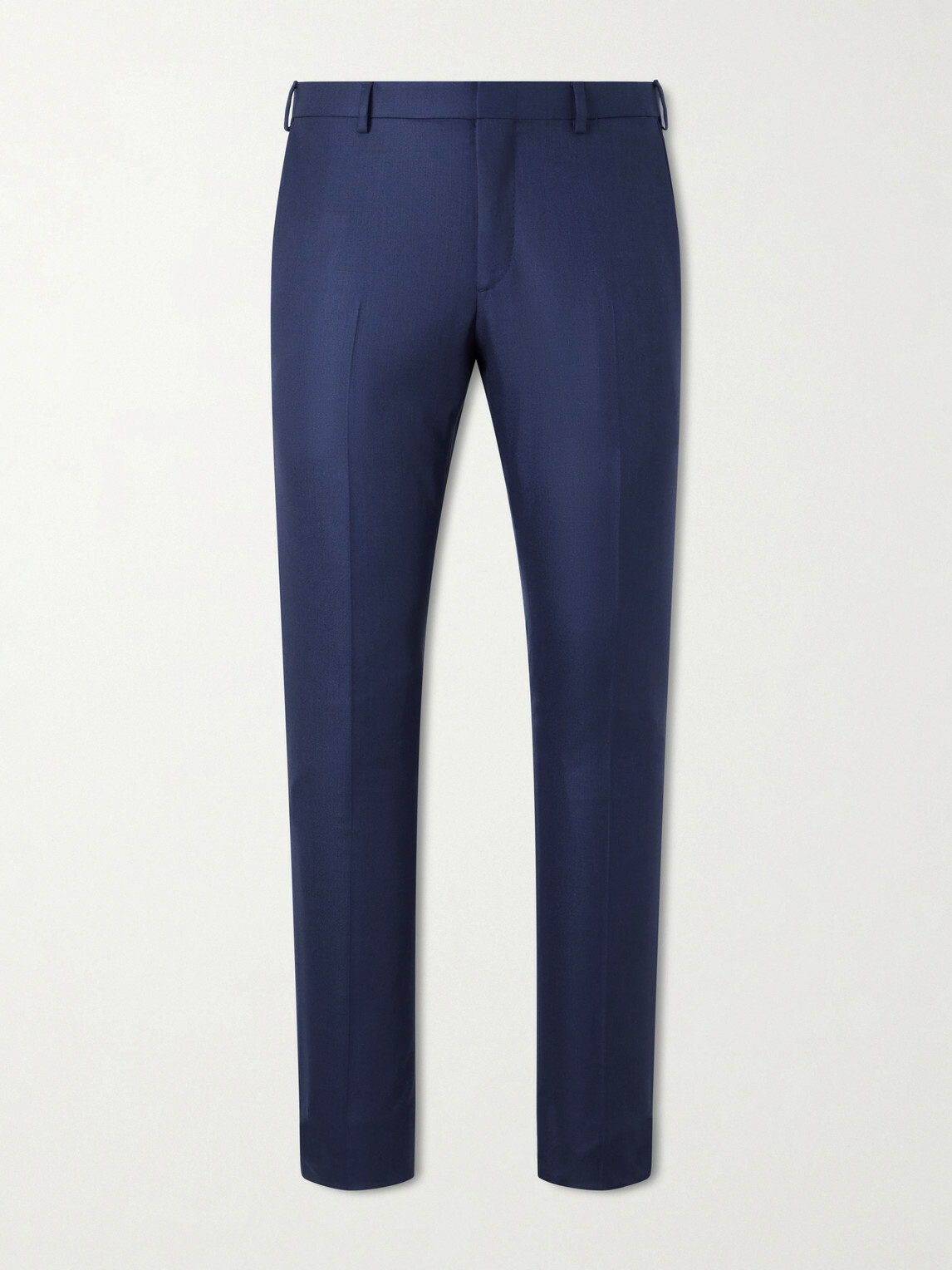 Brioni - Straight-Leg Wool Trousers - Blue