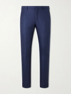 Brioni - Straight-Leg Wool Trousers - Blue