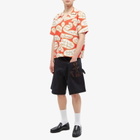 Bode Men's Rodeo Slogan Shirt in Red Multi