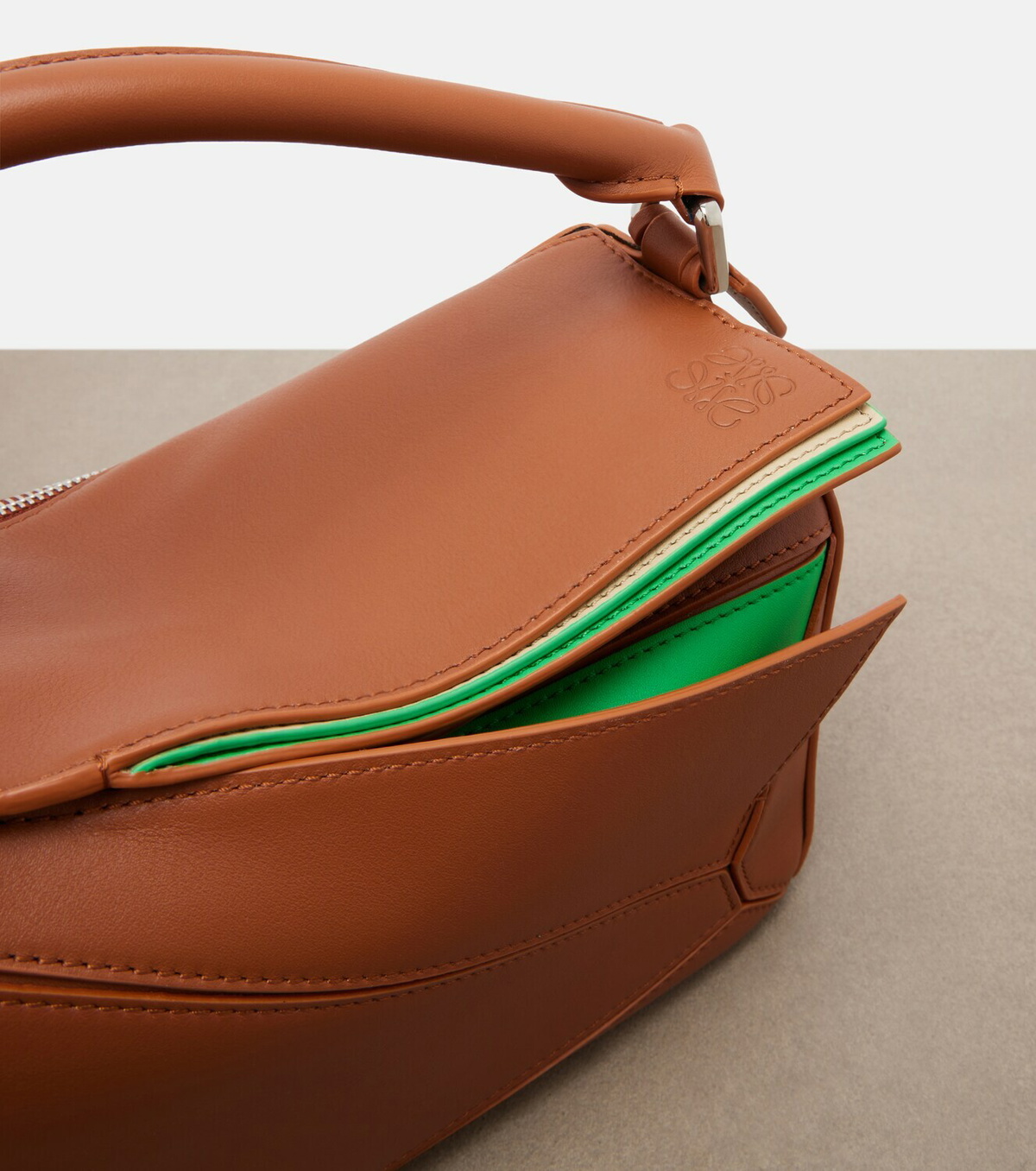 Loewe Puzzle Small layered top-handle bag