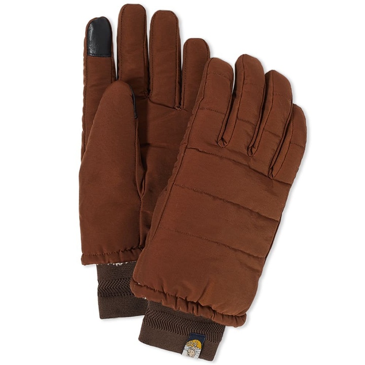 Photo: Elmer Gloves Knit Cuff Glove in Brown