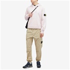 Stone Island Men's Garment Dyed Popover Hoodie in Pink