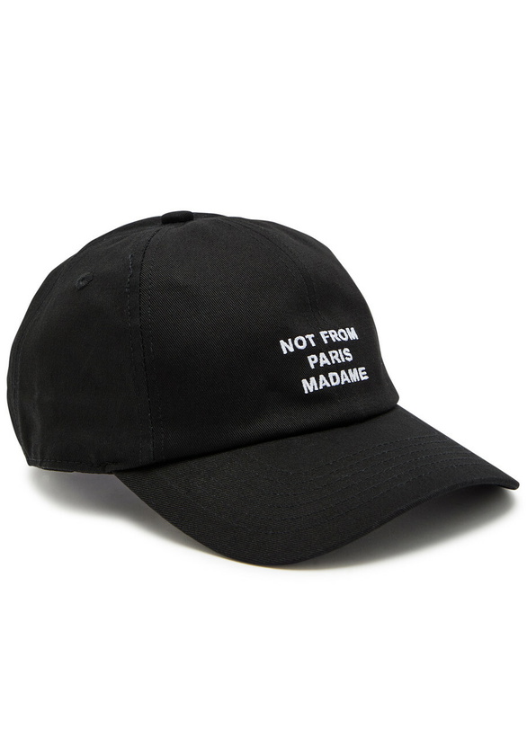 Photo: DRÔLE DE Monsieur Nfpm Embroidered Cotton cap - Black - One Size