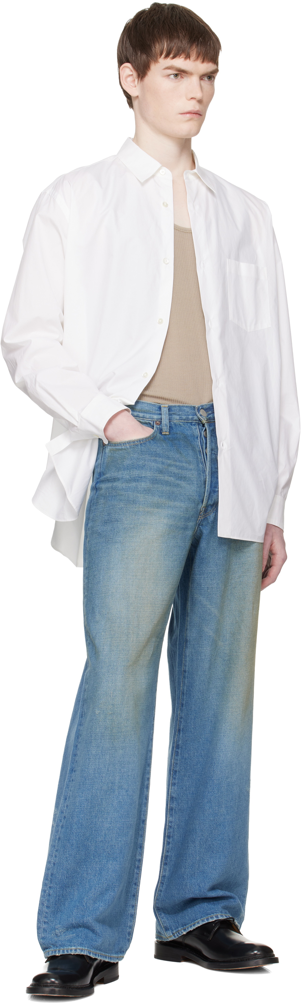 stein Blue Loose Jeans