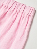 Emma Willis - Linen Boxer Shorts - Pink