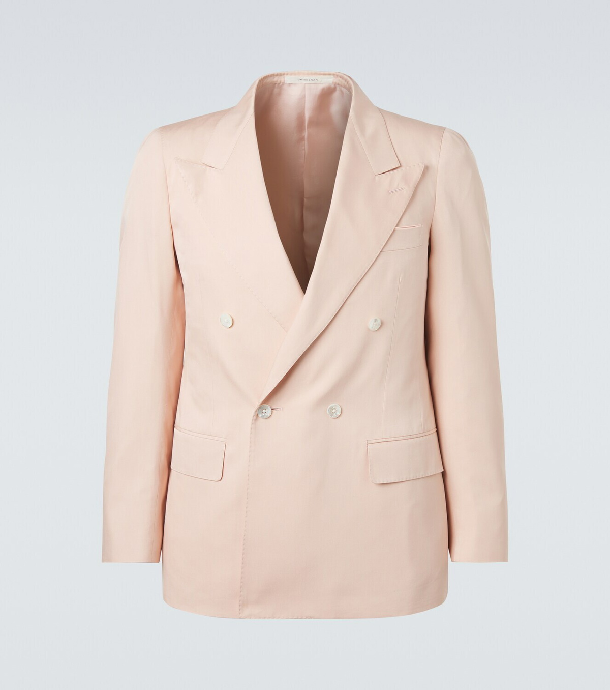 Umit Benan Richard double-breasted silk blazer