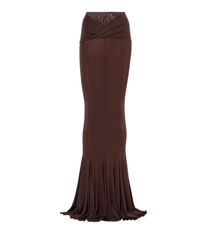 Photo: Nensi Dojaka Draped maxi skirt