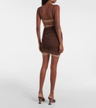 Nensi Dojaka Draped minidress