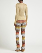 Sapio Womens Sweater in Gold