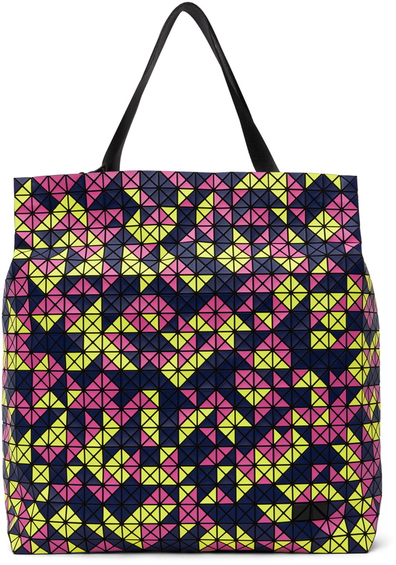 Photo: BAO BAO ISSEY MIYAKE Navy Small Cart Tote