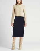 Peserico Womens Midi skirt Midnight in Blue