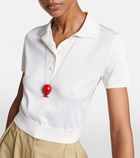 Loewe - Silk-blend cropped sweater