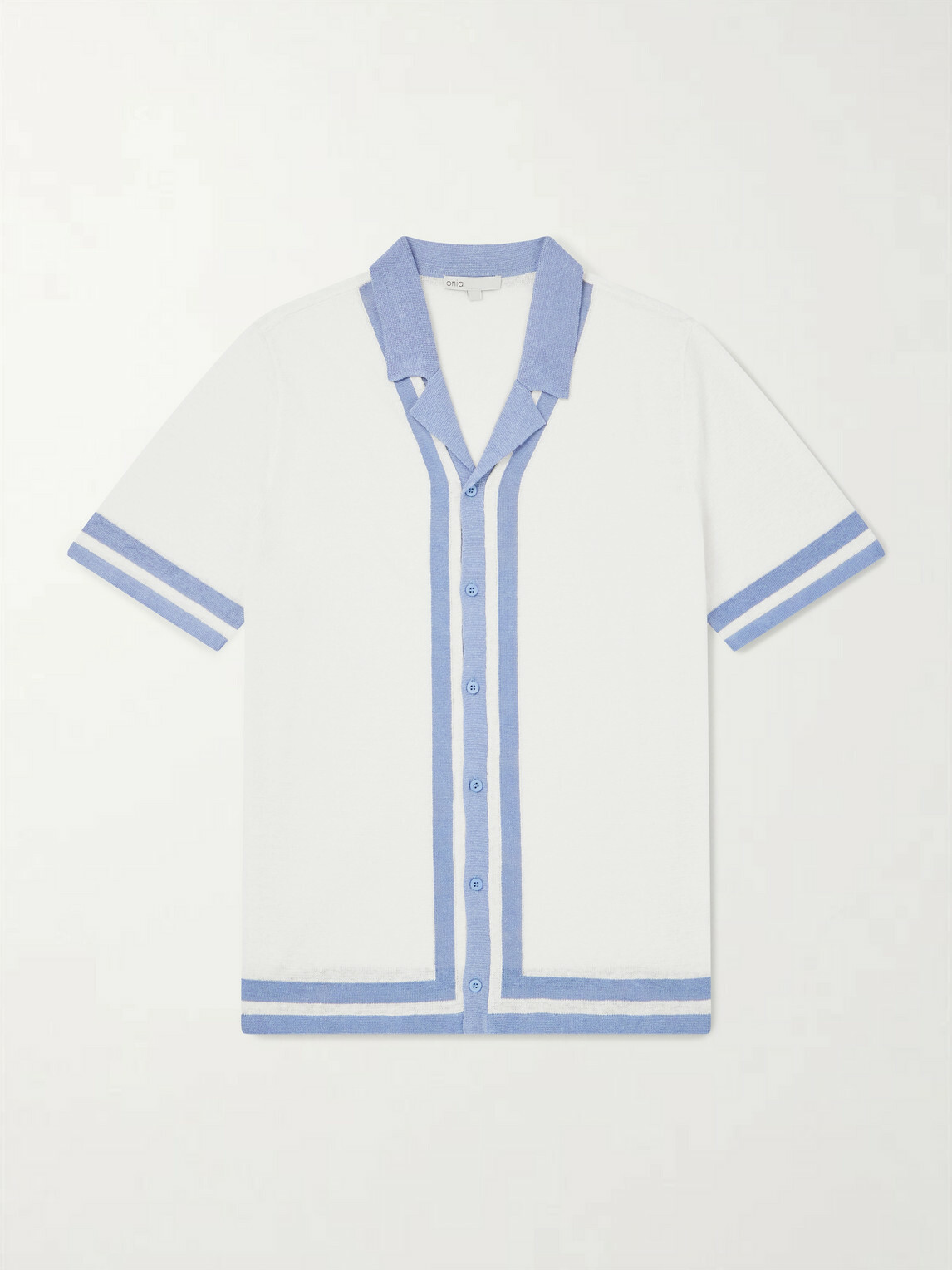 Onia - Camp-Collar Linen Shirt - Neutrals